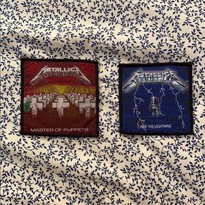 Metallica patches (2)